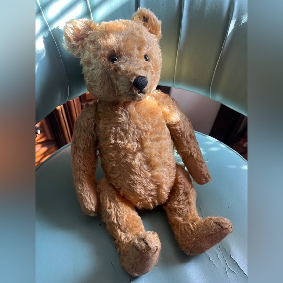 Antique Steiff Teddy Bear Blonde Mohair - Rare Excellent Condition - Picture 2 of 15